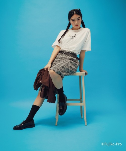 GLOBAL WORK（グローバルワーク）の「ドラえもん/ヘビロッTEE半袖/646964（Tシャツ/カットソー・メンズ・ネイビー/ダークグレー/ホワイト系その他2/ホワイト・LARGE/MEDIUM）」の20枚目の写真