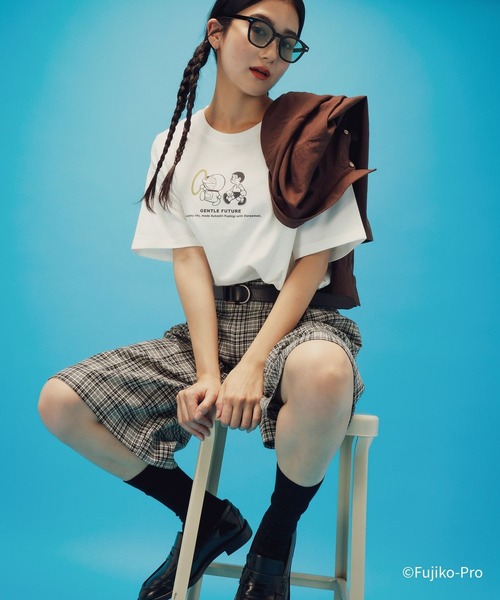 GLOBAL WORK（グローバルワーク）の「ドラえもん/ヘビロッTEE半袖/646964（Tシャツ/カットソー・メンズ・ネイビー/ダークグレー/ホワイト系その他2/ホワイト・LARGE/MEDIUM）」の21枚目の写真