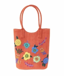 Jocomomola（ホコモモラ）の「フラワービーズ刺繍トートバッグ（トートバッグ）」