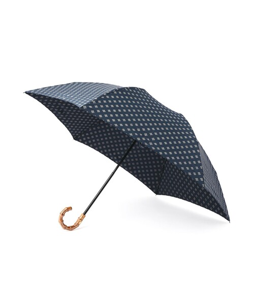 MACKINTOSH PHILOSOPHY（ﾏｯｷﾝﾄｯｼｭ ﾌｨﾛｿﾌｨｰ）の「ラッケンブースバンブーミニ傘（長傘・レディース・ネイビー・FREE）」の4枚目の写真