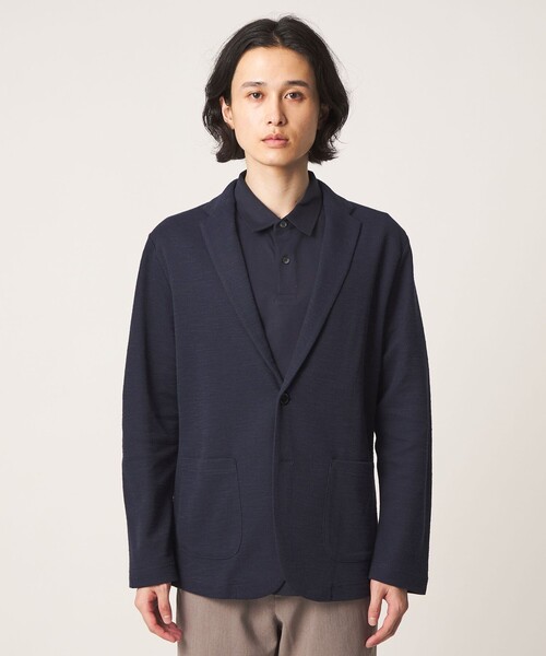 A DAY IN THE LIFE UNITED ARROWS(アデイインザライフユナイテッドアローズ)の「プリペラ カーディガン ジャケット<A DAY IN THE LIFE>(カーディガン/ボレロ・メンズ・ライトグレー/コバルトブルー/ネイビー・L/S/M/XL)」の12枚目の写真
