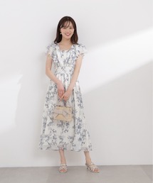 PROPORTION BODY DRESSING | ラッフル袖花柄ワンピース / 1216140408(ワンピース)