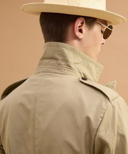 40ｃｔ＆525（フォーティーカラッツアンドゴーニーゴ）の「ミリタリークロスPコート（ブルゾン・メンズ・ベージュ/ブラック・02/03）」の11枚目の写真