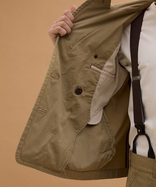 40ｃｔ＆525（フォーティーカラッツアンドゴーニーゴ）の「ミリタリークロスPコート（ブルゾン・メンズ・ベージュ/ブラック・02/03）」の13枚目の写真