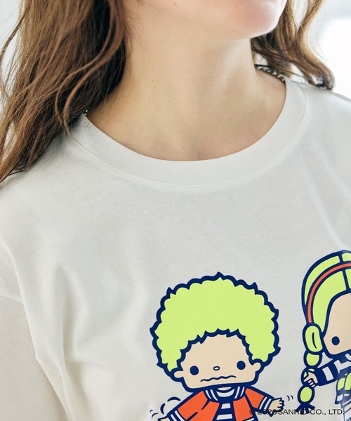 sanrio（サンリオ）の「【sanrio characters】パティ＆ジミープリント半袖Tシャツ《サンリオキャラクターズ》（2026SS）（Tシャツ/カットソー・レディース・イエロー/ネイビー/オフホワイト・M/3L/L/LL）」の18枚目の写真