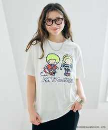 cross marche（クロスマルシェ）の「【sanrio characters】パティ＆ジミープリント半袖Tシャツ《サンリオキャラクターズ》（2026SS）（Tシャツ/カットソー）」