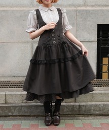 axes femme POETIQUE（アクシーズファムポエティック）の「ダブルリボンストライプＪＳＫ（ワンピース）」