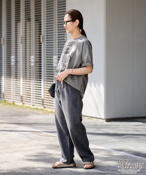 FRAMeWORK（フレームワーク）の「JOHNBULL/ジョンブル PENUTS BUDDY T（Tシャツ/カットソー・レディース・スミクロ・FREE）」の3枚目の写真