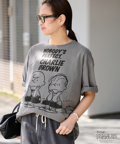 FRAMeWORK（フレームワーク）の「JOHNBULL/ジョンブル PENUTS BUDDY T（Tシャツ/カットソー・レディース・スミクロ・FREE）」の5枚目の写真