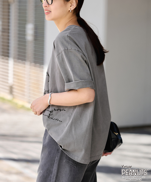 FRAMeWORK（フレームワーク）の「JOHNBULL/ジョンブル PENUTS BUDDY T（Tシャツ/カットソー・レディース・スミクロ・FREE）」の6枚目の写真