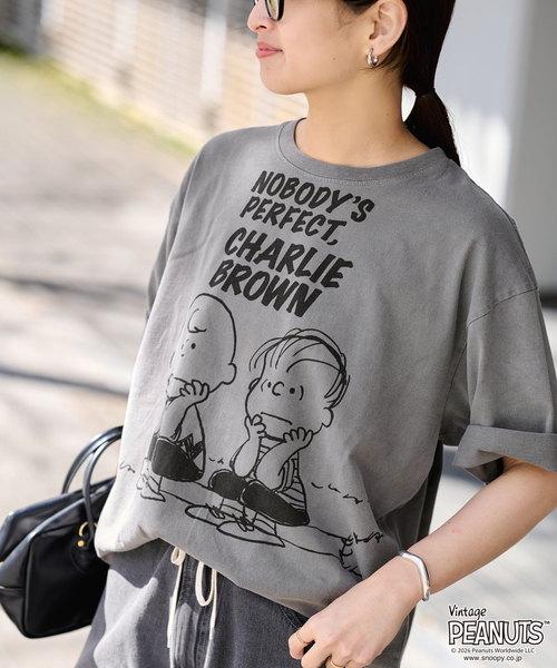 FRAMeWORK（フレームワーク）の「JOHNBULL/ジョンブル PENUTS BUDDY T（Tシャツ/カットソー・レディース・スミクロ・FREE）」の9枚目の写真