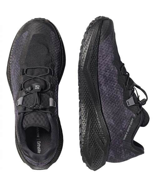 SALOMON（サロモン）の「SALOMON サロモン AERO GLIDE 4 GRVL エアロ グライド 4 グラベル L49174400（スニーカー・メンズ・ブラック・26.0cm/27.0cm/28.0cm/26.5cm/27.5cm）」の5枚目の写真