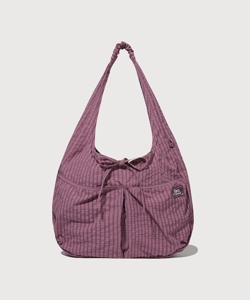 COVERNAT(カバーナット)の「WOMEN SHIRRING EGG ECO BAG(エコバッグ/サブバッグ・レディース・パープル/ネイビー・FREE)」の2枚目の写真
