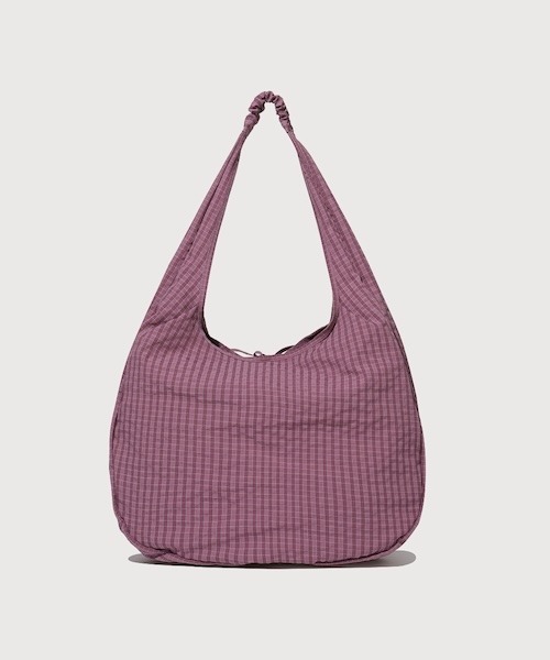 COVERNAT(カバーナット)の「WOMEN SHIRRING EGG ECO BAG(エコバッグ/サブバッグ・レディース・パープル/ネイビー・FREE)」の5枚目の写真