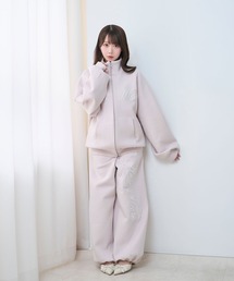 Rose Muse（ロゼミューズ）の「Embroidery jersey pants（スウェットパンツ）」