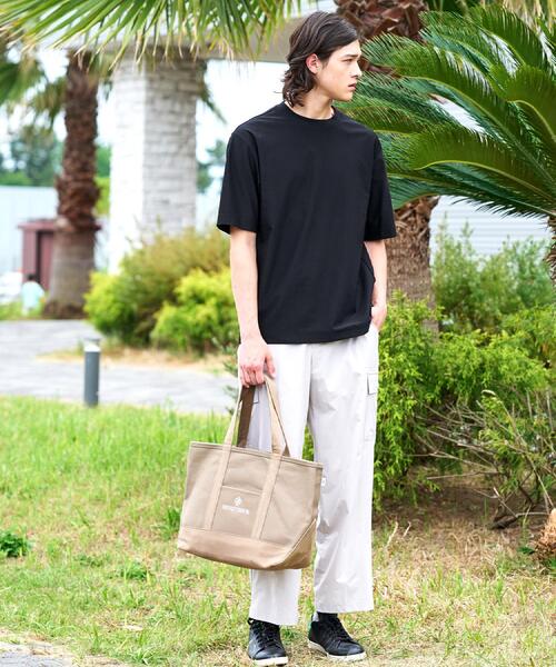 DRESSTERIOR(ドレステリア)の「【接触冷感/UVカット/ウォッシャブル】AIRTOOL クルーネックTシャツ(Tシャツ/カットソー・メンズ・ダークブラウン/ベージュ/ブラック・94/92/91/90)」の5枚目の写真