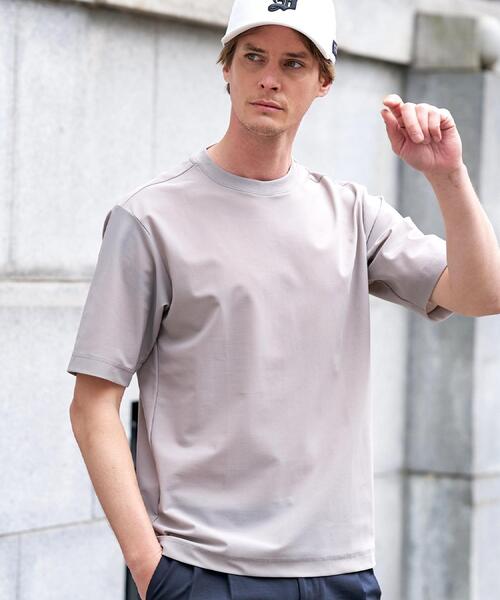 DRESSTERIOR(ドレステリア)の「【接触冷感/UVカット/ウォッシャブル】AIRTOOL クルーネックTシャツ(Tシャツ/カットソー・メンズ・ダークブラウン/ベージュ/ブラック・94/92/91/90)」の18枚目の写真
