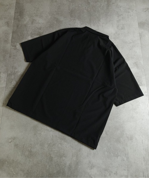 many men many mind(メニーメンメニーマインド)の「MANYMENMANYMINDS / AIRLEAKFABRIC/半袖ポロシャツ(ポロシャツ・メンズ・チャコール/ブラック・LARGE/X-LARGE/MEDIUM)」の17枚目の写真