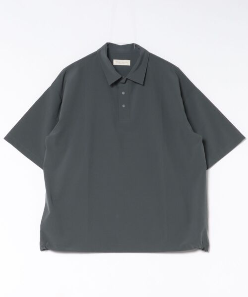 many men many mind(メニーメンメニーマインド)の「MANYMENMANYMINDS / AIRLEAKFABRIC/半袖ポロシャツ(ポロシャツ・メンズ・チャコール/ブラック・LARGE/X-LARGE/MEDIUM)」の10枚目の写真