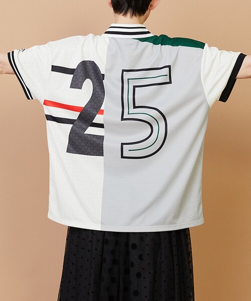 FRAPBOIS(フラボア)の「UMBRO GAME-SHIRT(Tシャツ/カットソー・レディース・ホワイト/ブラック・2/1)」の7枚目の写真