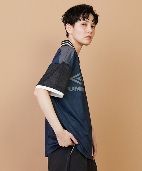 FRAPBOIS(フラボア)の「UMBRO GAME-SHIRT(Tシャツ/カットソー・レディース・ホワイト/ブラック・2/1)」の14枚目の写真
