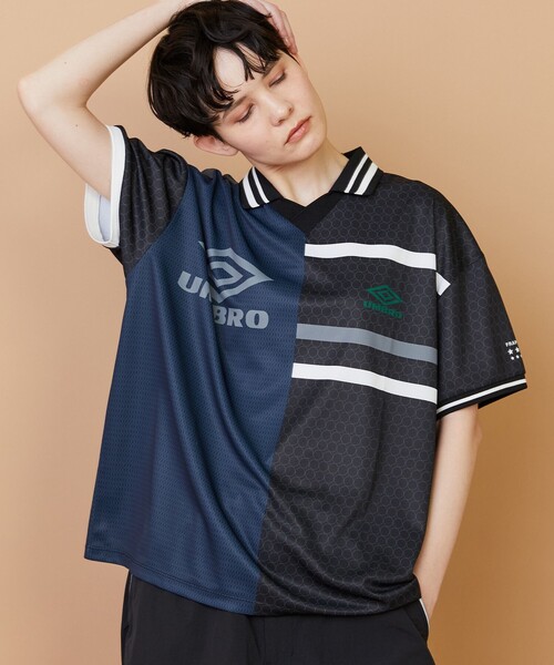 FRAPBOIS(フラボア)の「UMBRO GAME-SHIRT(Tシャツ/カットソー・レディース・ホワイト/ブラック・2/1)」の20枚目の写真