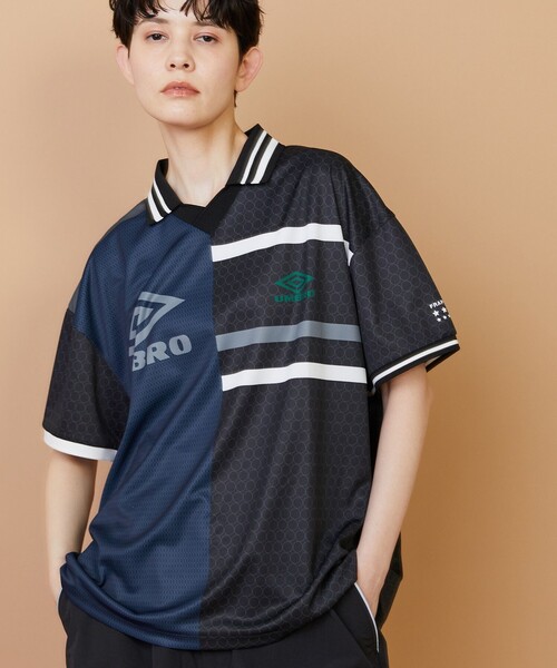FRAPBOIS(フラボア)の「UMBRO GAME-SHIRT(Tシャツ/カットソー・レディース・ホワイト/ブラック・2/1)」の21枚目の写真