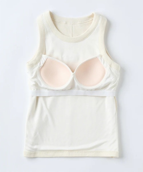 ROXY(ロキシー)の「ROXY/ロキシー パッド付 タンクトップ CREST OF A WAVE RDK262039(タンクトップ・レディース・ホワイト/ブラック・M/L)」の6枚目の写真