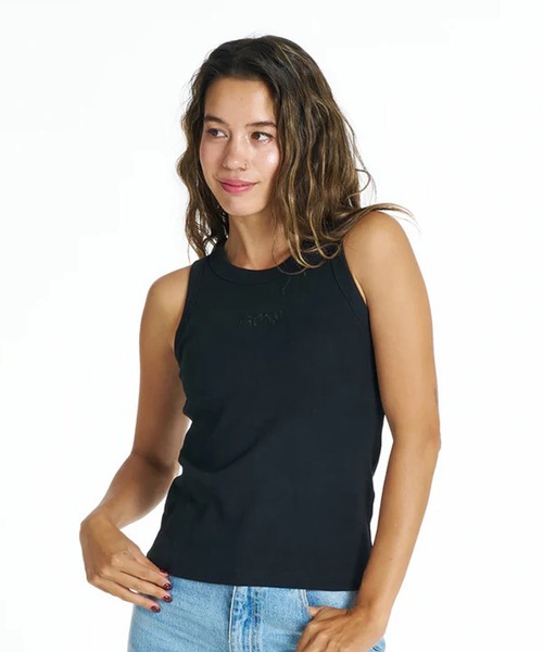 ROXY(ロキシー)の「ROXY/ロキシー パッド付 タンクトップ CREST OF A WAVE RDK262039(タンクトップ・レディース・ホワイト/ブラック・M/L)」の7枚目の写真