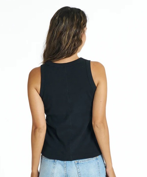 ROXY(ロキシー)の「ROXY/ロキシー パッド付 タンクトップ CREST OF A WAVE RDK262039(タンクトップ・レディース・ホワイト/ブラック・M/L)」の8枚目の写真