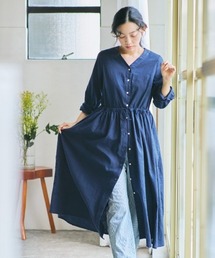 ａｎｄ　ｍｙｅｒａ　コットンリネンのワンピース