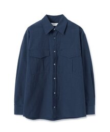 NOUN（ノウン）の「wide pocket shirts (navy)（シャツ/ブラウス）」