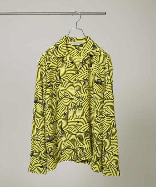 Schott(ショット)の「Schott/BANANA RAYON SHIRT(シャツ/ブラウス・メンズ・イエロー・L/M)」の1枚目の写真