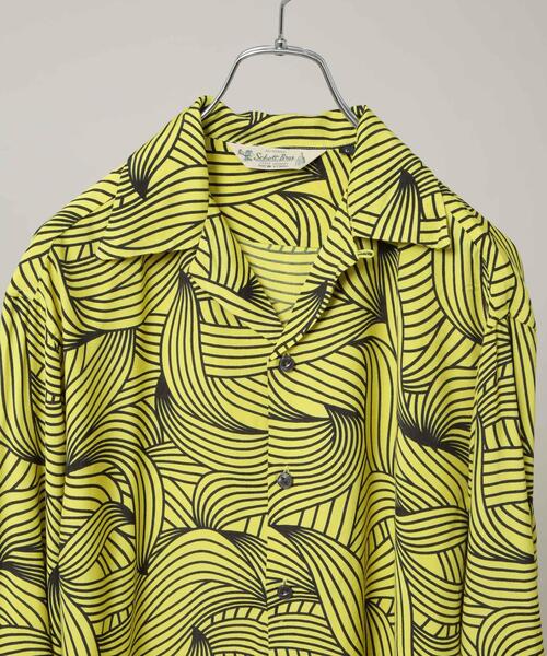 Schott(ショット)の「Schott/BANANA RAYON SHIRT(シャツ/ブラウス・メンズ・イエロー・L/M)」の3枚目の写真