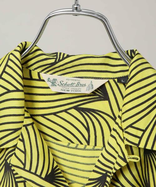 Schott(ショット)の「Schott/BANANA RAYON SHIRT(シャツ/ブラウス・メンズ・イエロー・L/M)」の4枚目の写真