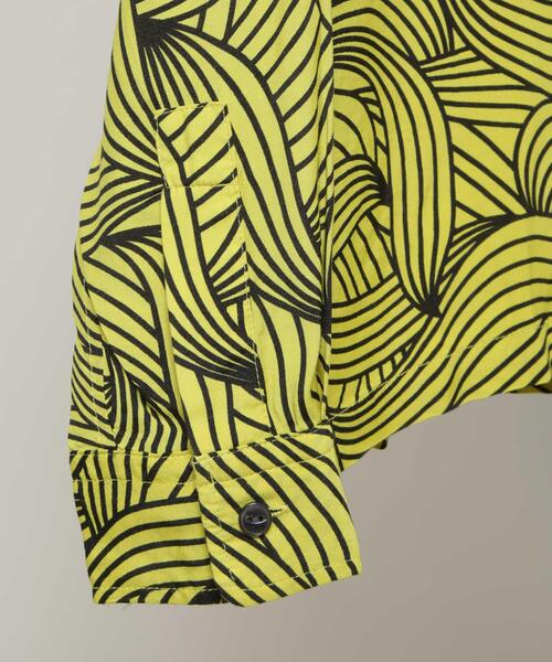 Schott(ショット)の「Schott/BANANA RAYON SHIRT(シャツ/ブラウス・メンズ・イエロー・L/M)」の6枚目の写真