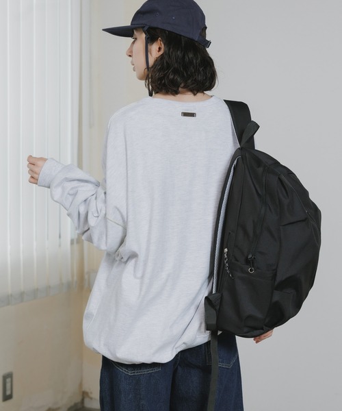 Chick(チック)の「Printed Drop-Shoulder Crew-Neck Long-Sleeve Top / プリントデザイン ドロップショルダー クルーネック長袖トップス ロンT 秋服 2026年秋冬(Tシャツ/カットソー・レディース・グレー/クリーム/チャコールグレー・FREE)」の22枚目の写真