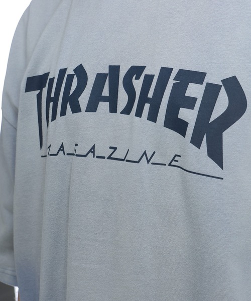THRASHER（スラッシャー）の「THRASHER (スラッシャー) ダメージ加工 グラデーション Tシャツ 半袖 ビッグシルエット オーバーサイズ ヴィンテージ ユニセックス（Tシャツ/カットソー・メンズ・ピンク/ブラウン/ブルー/ブラック・M/L/LL）」の12枚目の写真