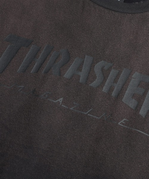 THRASHER（スラッシャー）の「THRASHER (スラッシャー) ダメージ加工 グラデーション Tシャツ 半袖 ビッグシルエット オーバーサイズ ヴィンテージ ユニセックス（Tシャツ/カットソー・メンズ・ピンク/ブラウン/ブルー/ブラック・M/L/LL）」の7枚目の写真