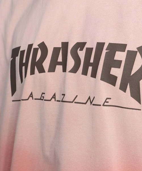 THRASHER（スラッシャー）の「THRASHER (スラッシャー) ダメージ加工 グラデーション Tシャツ 半袖 ビッグシルエット オーバーサイズ ヴィンテージ ユニセックス（Tシャツ/カットソー・メンズ・ピンク/ブラウン/ブルー/ブラック・M/L/LL）」の14枚目の写真