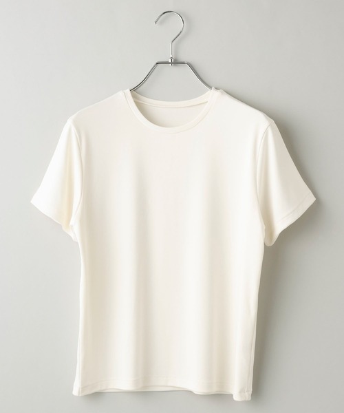 A part by(アパートバイ)の「【理想のシンプルT】サンドウォッシュフライスTシャツ(Tシャツ/カットソー・レディース・ブルー系その他3/チャコールグレー/オフホワイト/ベージュ・FREE)」の2枚目の写真