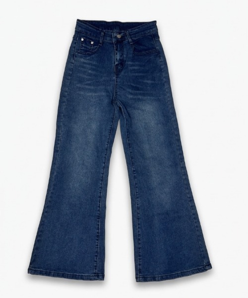 NANEA(ナネア)の「ハイウエスト セミフレア デニム パンツ(デニムパンツ・レディース・サックスブルー/ブラック/ブルー・MEDIUM/LARGE/SMALL)」の20枚目の写真