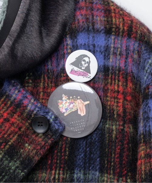 STOF(ストフ)の「Alternative Chaos Coat(チェスターコート・メンズ・ブラック/ブラック×グレー・M/S)」の13枚目の写真