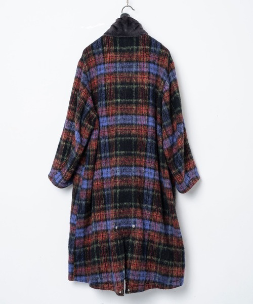STOF(ストフ)の「Alternative Chaos Coat(チェスターコート・メンズ・ブラック/ブラック×グレー・M/S)」の12枚目の写真