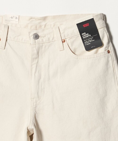 Levi's(リーバイス)の「【国内EXCLUSIVE】<Levis>468 ショーツ(デニムパンツ・メンズ・ライトブルー/オフホワイト・32inch/28inch/30inch/34inch/36inch)」の7枚目の写真