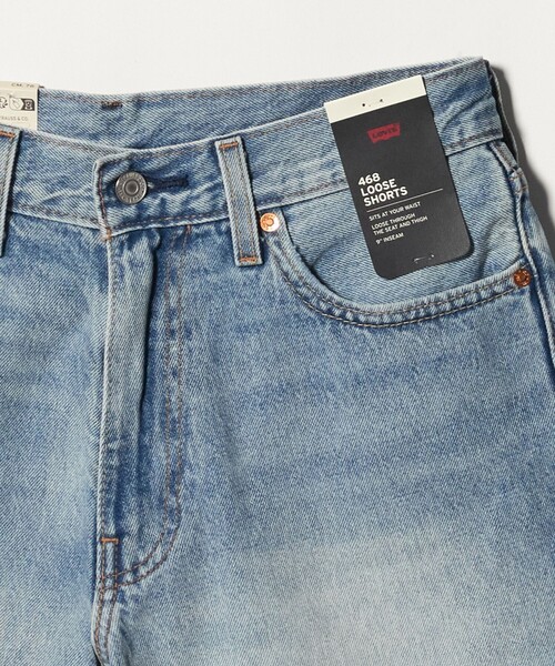 Levi's(リーバイス)の「【国内EXCLUSIVE】<Levis>468 ショーツ(デニムパンツ・メンズ・ライトブルー/オフホワイト・32inch/28inch/30inch/34inch/36inch)」の12枚目の写真
