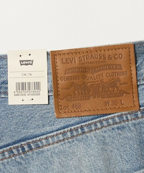 Levi's(リーバイス)の「【国内EXCLUSIVE】<Levis>468 ショーツ(デニムパンツ・メンズ・ライトブルー/オフホワイト・32inch/28inch/30inch/34inch/36inch)」の21枚目の写真