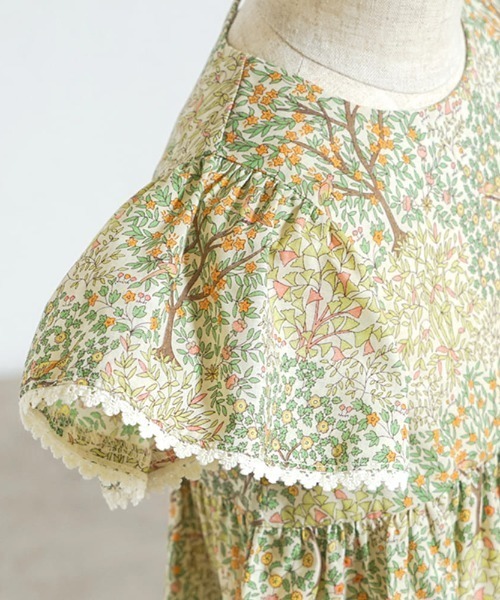 Hoppetta(ホッペッタ)の「【Hoppetta plus(ホッペッタプラス)】オーガニックコットンリバティロンパース 70・80cm(ロンパース・キッズ・ライトブルー/イエロー・70cm/80cm)」の16枚目の写真
