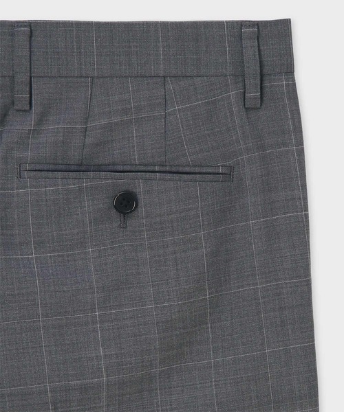 Paul Smith（ポールスミス）の「サマーウィンドウペーン テーパードトラウザーズ / 163165 074Y（その他パンツ・メンズ・グレー/ブルー・XX-LARGE/X-LARGE/LARGE/MEDIUM/SMALL）」の6枚目の写真