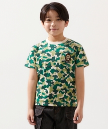XLARGE KIDS | ファニーゴリラカモ総柄 半袖Tシャツ(Tシャツ/カットソー)